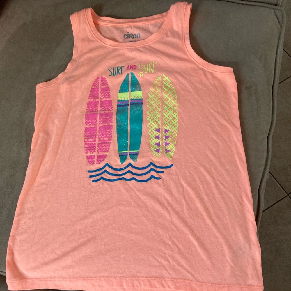 Circo Girls Surf and Sun tank top